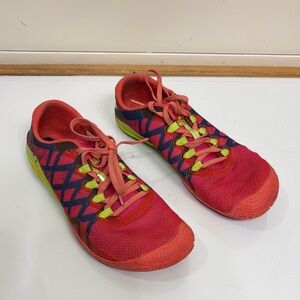 Merrell Vibrant Pink and Green Athletic Shoes